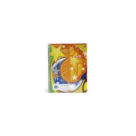 CUADERNO FORMA FRANCESA ESTRELLA DE RAYA CON 100 HOJAS