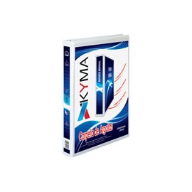 CARPETA DE VINIL PANORAMICA ARILLO EN O DE 0.5 PULGADAS COLOR BLANCA KYMA KYMA 1 PIEZA