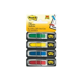 MINIBANDERITAS POST-IT 684ARR3 COLORES PRIMARIOS 96 BANDERITAS