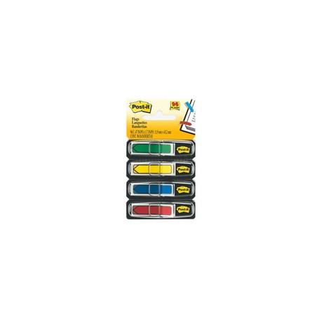 MINIBANDERITAS POST-IT 684ARR3 COLORES PRIMARIOS 96 BANDERITAS
