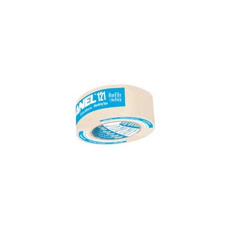 CINTA ADHESIVA MASKING TAPE JANEL 121 COLOR BLANCA DE 48 MM X 50 M 1 PZA