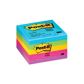 NOTA ADHESIVA REMOVIBLE POST IT 6545UC7 COLORES ULTRA FORMA CUADRADA 500 HOJAS
