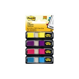 BANDERITAS POST-IT 6834AB COLORES NEON 140 BANDERITAS