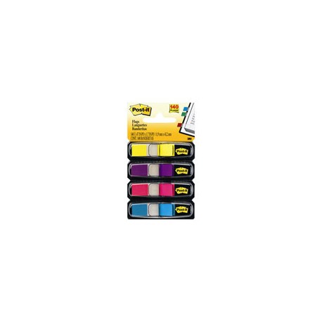 BANDERITAS POST-IT 6834AB COLORES NEON 140 BANDERITAS