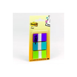 BANDERITAS POST-IT 680PBG COLORES FRIOS 60 BENDERITAS