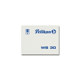 GOMA BLANCA PELIKAN WS30 DE PLASTICO 1 CAJA CON 30 PIEZAS