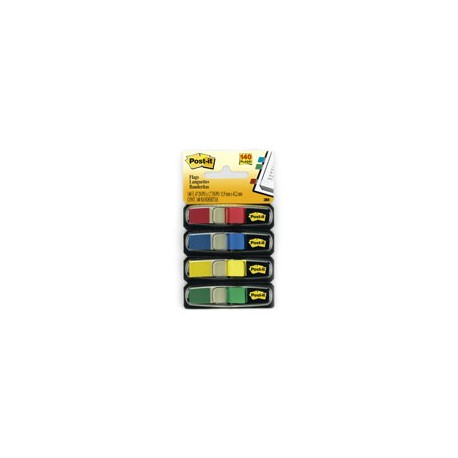MINIBANDERITAS POST-IT 6834 COLORES PRIMARIOS 140 BANDERITAS