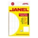 ETIQUETAS BLANCAS JANEL NO.14 DE 19X50 MM 1 PAQUETE