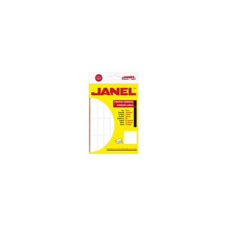 ETIQUETAS BLANCAS JANEL NO.14 DE 19X50 MM 1 PAQUETE