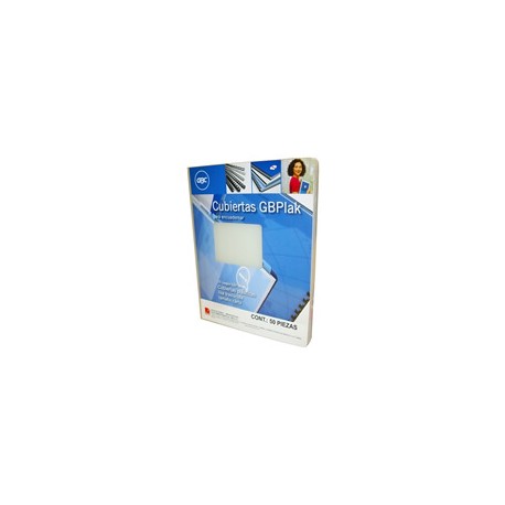 CUBIERTAS GBC GBPLAK P3558 TAMAÑO CARTA 1 PAQUETE CON 50 PIEZAS