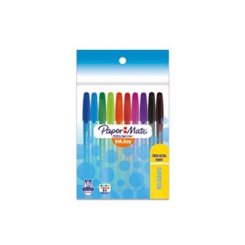 BOLIGRAFO PAPER MATE KILOMETRICO 100 ST COLOR SURTIDO DE PUNTO MEDIANO 1.0  MM TRIANGULAR 1 PIEZA