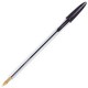 BOLIGRAFO BIC CRISTAL COLOR NEGRO DE PUNTO MEDIANO 1.0  MM TIPO DE BARRIL HEXAGONAL 1 PIEZA