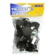 BROCHE PARA GAFETE MAE TIPO YOYO COLOR NEGRO 1 PIEZA