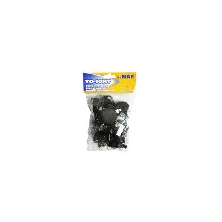 BROCHE PARA GAFETE MAE TIPO YOYO COLOR NEGRO 1 PIEZA