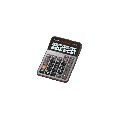 CALCULADORA SEMI-ESCRITORIO CASIO MX-120B-S-MC DE 12 DIGITOS