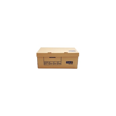 CAJA PARA ARCHIVO FORTEC TAMAÑO OFICIO LARGA DE CARTON