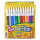 PLUMINES BACO DE COLORES 1 PAQUETE CON 12 PIEZAS