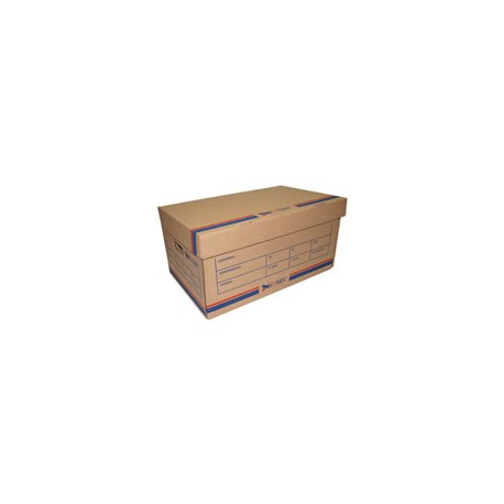 CAJA PARA ARCHIVO KYMA TAMAÑO OFICIO DE CARTON CORRUGADO SENCILLO KRAFT