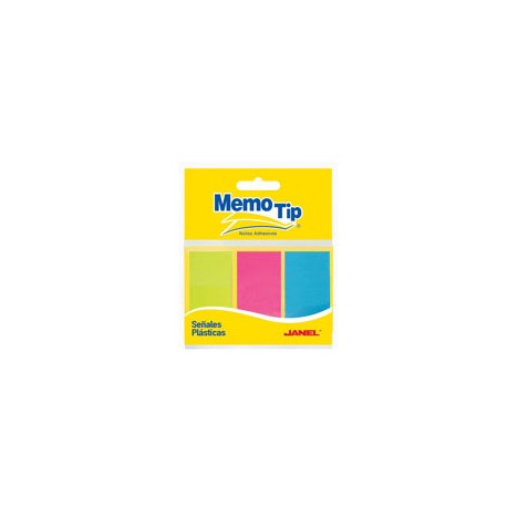 BANDERITAS JANEL MEMOTIP COLORES SURTIDOS 25 BANDERITAS