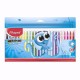 PLUMON OCEAN MAPED 845924 COLORES BRILLANTES 1 BOLSA CON 24 PIEZAS