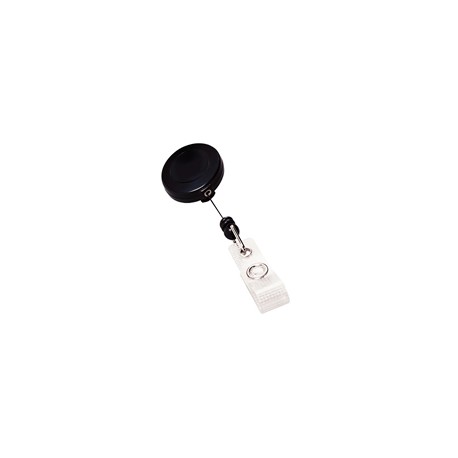 BROCHE PARA GAFETE ACCO TIPO YOYO COLOR NEGRO 1 PIEZA
