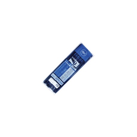 GUSANO DE PLASTICO GBC DE 1/2 PULGADA PASO 38 AROS HASTA 66 A 80 HOJAS COLOR NEGRO 1 PAQUETE CON 25 PIEZAS