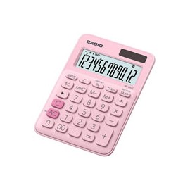 CALCULADORA SEMI-ESCRITORIO CASIO MS-20UC-PK-S-EC DE 12 DIGITOS
