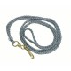BROCHE PARA GAFETE SABLON TIPO CORDON COLOR GRIS 1 PIEZA