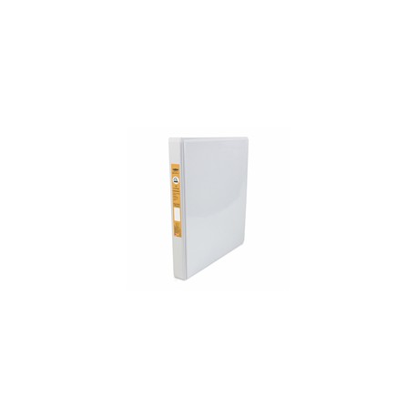 CARPETA DE VINIL PANORAMICA ARILLO EN D DE 0.5 PULGADAS COLOR BLANCA WILSON JONES 385 1 PIEZA