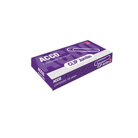 CLIP JUMBO ACCO CAJA CON 100 CLIPS