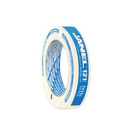 CINTA ADHESIVA MASKING TAPE JANEL 121 COLOR BLANCA DE 24 MM X 50 M 1 PZA