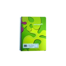 CUADERNO FORMA FRANCESA ESTRELLA CUADRO CHICO 100 HOJAS