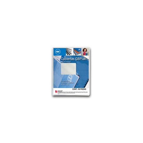 CUBIERTAS GBC GBPLAK P3561 TAMAÑO CARTA 1 PAQUETE CON 50 PIEZAS