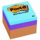 NOTA ADHESIVA REMOVIBLE POST IT 2051 COLORES NEON FORMA CUADRADA 400 HOJAS