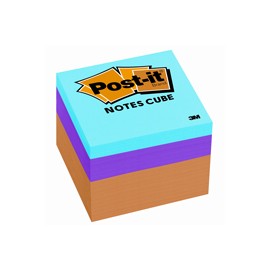 NOTA ADHESIVA REMOVIBLE POST IT 2051 COLORES NEON FORMA CUADRADA 400 HOJAS