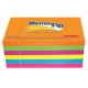 NOTA ADHESIVA REMOVIBLE JANEL MEMOTIP COLORES NEON FORMA RECTANGULAR 100 HOJAS