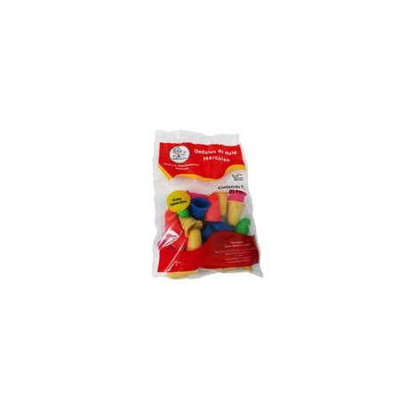 DEDAL DE HULE  COLORES FLUORESCENTES DEL  NO.11 HERCULES 1 BOLSA CON 20 PIEZAS