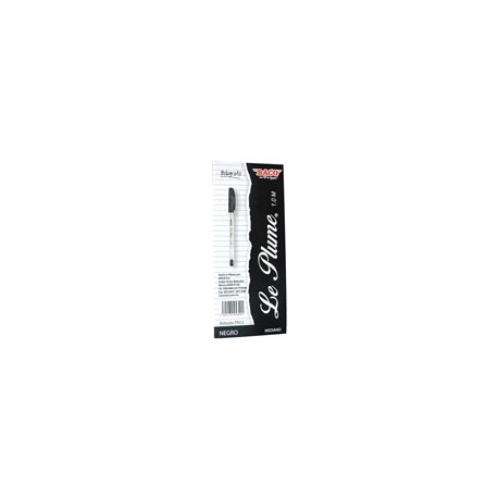 BOLIGRAFO BACO PLUME NGO12 COLOR NEGRO DE MEDIANO 1 PIEZA