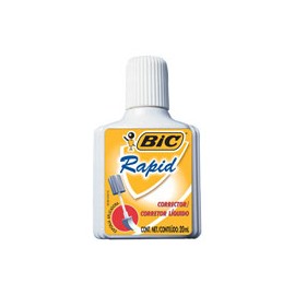 CORRECTOR TIPO LIQUIDO BIC RAPID BASE AGUA CONTENIDO 20 ML 1 PIEZA