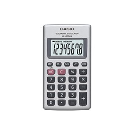 CALCULADORA DE ESCRITORIO CASIO HL820VA DE 8 DIGITOS