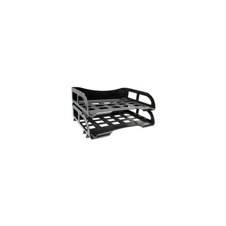 CHAROLA APILABLE SABLON PLASTICO COLOR NEGRO