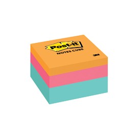 NOTA ADHESIVA REMOVIBLE POST IT 2018LA COLORES PASTEL FORMA CUADRADA 430 HOJAS