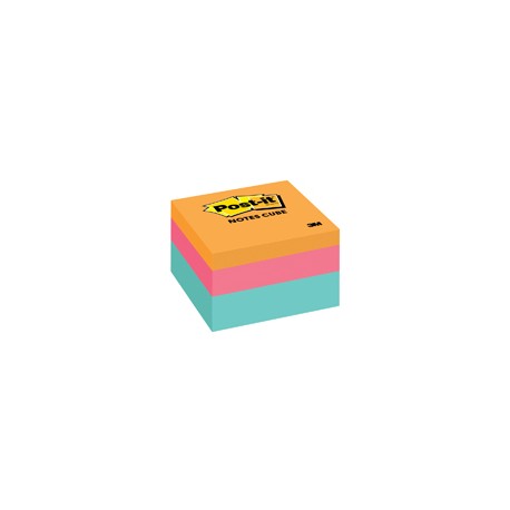 NOTA ADHESIVA REMOVIBLE POST IT 2018LA COLORES PASTEL FORMA CUADRADA 430 HOJAS