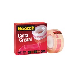 CINTA ADHESIVA CORTE FACIL SCOTCH CC1920 CRISTAL DE 19 MM X 20 M 1 PZA