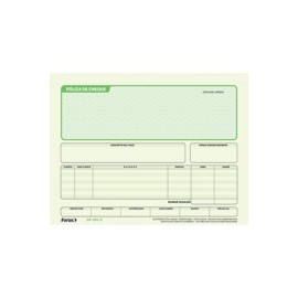 POLIZA DE CHEQUE FORTEC CP-1011-C 1 BLOCK CON 25 JUEGOS