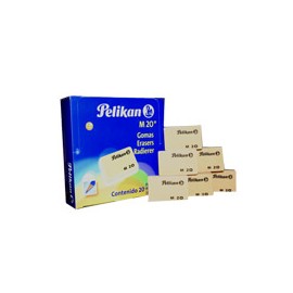 GOMA BEIGE PELIKAN M20 DE MIGAJON 1 CAJA CON 20 PIEZAS